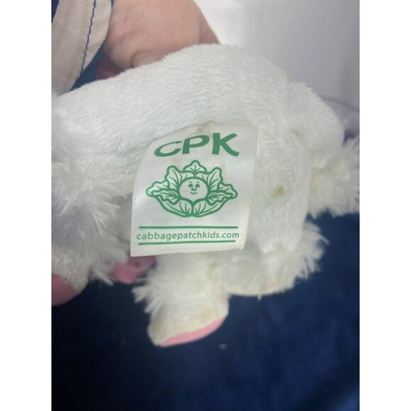 CPK Cabbage Patch Kids Adoptimals White Poodle Puppy Dog Stuffed Animal Plush - Picture 5 of 6